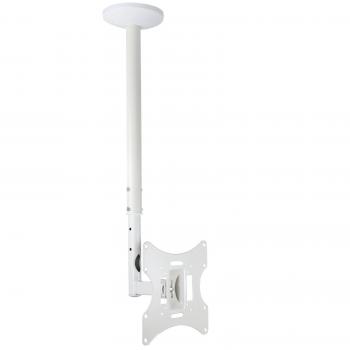 LCD-504AW - Soporte de Techo inclinable para televisores de 23, 26, 32, 40 y 42 Pulgadas, Color Blanco
