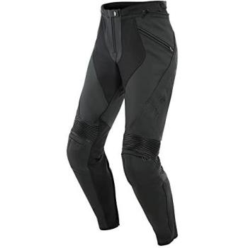 Dainese Pantalones de Cuero Pony 3 para Señoras - Negro (Tamaño 54)