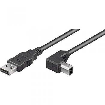 goobay USB AB 300 R/A HiSpeed 3m - Cable USB