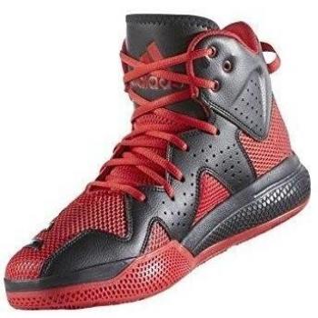 adidas Dt Bball MID Zapatillas de baloncesto, Hombre, Rojo, 50 2/3