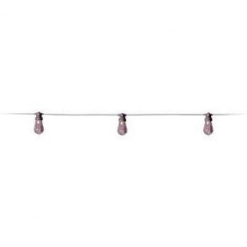 Guirnalda de 20 LEDs para uso interior/exterior con luz cálida vintage.
