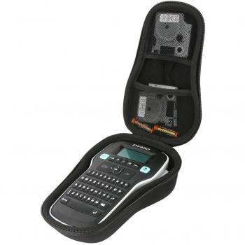 Khanka Funda rígida para Dymo S0946320/S0968960 Label Manager 160/280 Handheld Label Maker. Bolsillo de malla para etiquetas/batería
