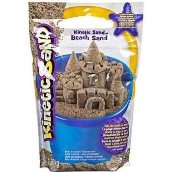 Kinetic Sand-Beach Sand Arena de Playa, 1,4 kg, Color no se Puede aplicar, 1, 4 kg