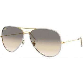 Ray-Ban RB3025JM Aviator Full Color 919632 Unisex Pilot Grey Sunglasses Size 58