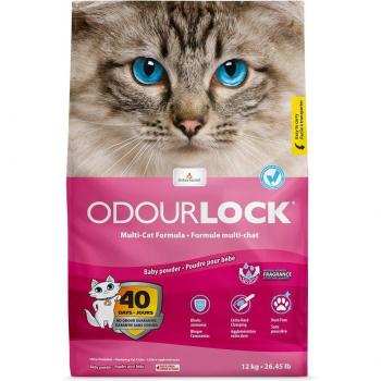 ODOURLOCK Talco areia aglomerante para gatos - 12 kg