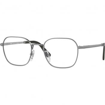 Persol PO1010V Asian Fit 513 Armazones para Hombre Gunmetal con lentes recetados, ajuste asiático, color gunmetal