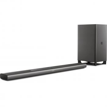 Philips Audio Fidelio B8 - Barra de sonido Dolby Atmos y subwoofer inalámbrico, color negro