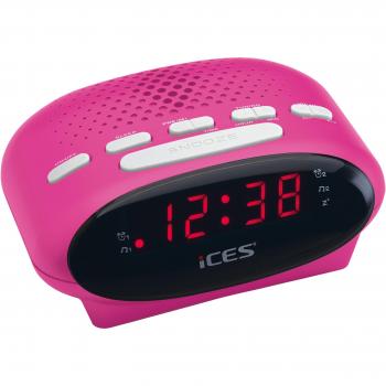 ICES ICR-210 Reloj Rosa - Radio