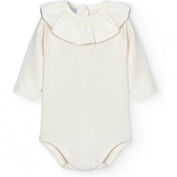 BABIDÚ - Pack de 2 bodys cuello volante manga larga