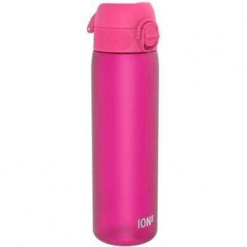 Botella de Agua Antifugas 500 ml Rosa, Fácil de Abrir, Cerradura Segura, Apta para Lavavajillas, Sin BPA