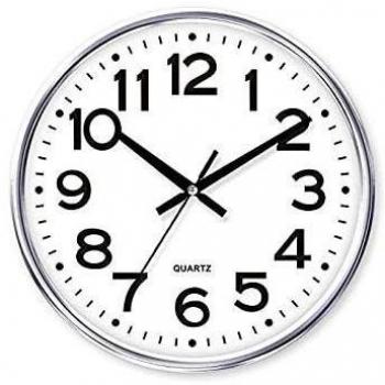 Reloj de Pared Plata CL107SIL Timemark