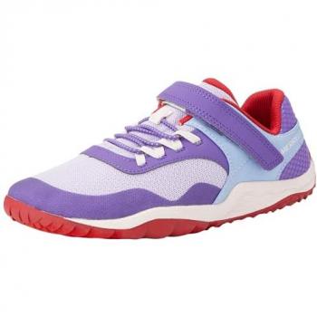 Merrell Zapatillas de Trail Running Trail Glove 7 A/C, características: diseño ligero, suela con tracción, parte superior transpirable, ajuste cómodo, color violeta/azul/rojo, talla 35 EU