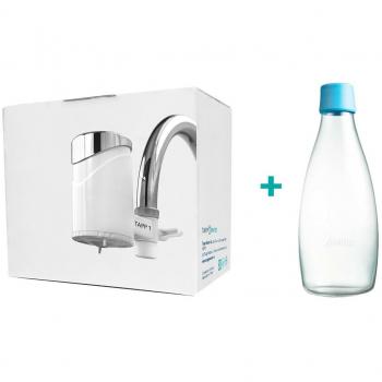 TAPP 1 (filtro de agua para grifo) + Retap (botella de agua ecológica, 0,5L)