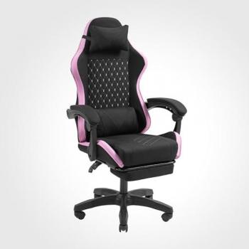 Silla Gaming Ergonómica Mars Gaming MGC-X Fabric, Tejido Transpirable, Respaldo Reclinable, Altura Regulable, Reposabrazos Dinámico, Cojín Cervical y Lumbar,