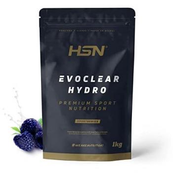 Proteína Hidrolizada de Suero Evoclear Hydro 1 kg Sabor Frambuesa Azul | Bebida Tipo Zumo Refrescante | No-GMO, Vegetariana, Sin Gluten ni Soja