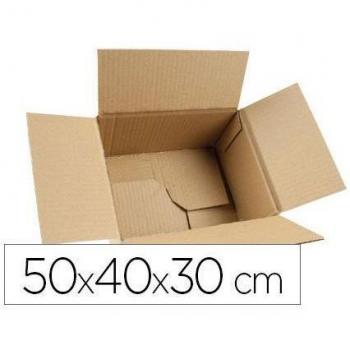 Caja para embalar Q-Connect de 500x400x300 mm con fondo automático y cartón de 3 mm