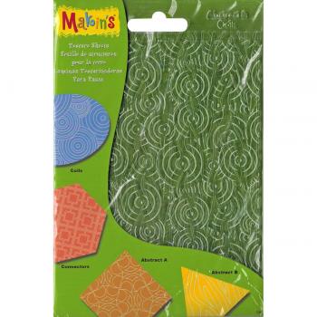 Makin 's – Estados Unidos de plástico Textura de Arcilla Hojas 7 x 5.5-Inch-Set H