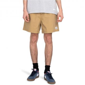 Element Men's Chillin Lo Tide 17 Beige Ripstop Walkshorts with Pockets, Size L