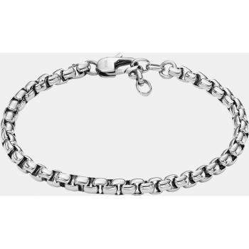 Pulsera de hombre Fossil JF04562040 de acero inoxidable, diseño moderno, cierre seguro, resistente al agua, ideal para uso diario y ocasiones especiales