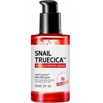 Some By Mi Snail Truecica Miracle Repair Serum 50ml - Regenerating and brightening serum, contains snail mucin extract, Truecica™ complex for skin healing, suitable for all skin types, lightweight texture, helps improve skin