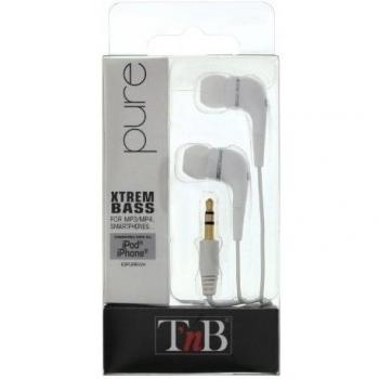 T'nB Cspure - Auriculares in-ear, blanco