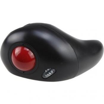 Raton - TOOGOO(R)Negro Inalambrico 2.4GHz optico Raton de Trackball de mano Para PC ordenador portatil