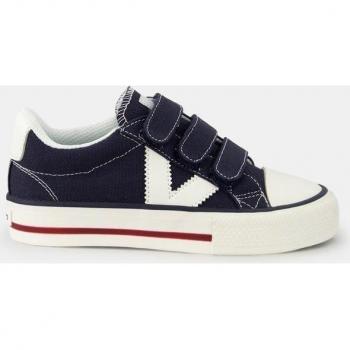 Victoria Kids Canvas Sneakers with Velcro - Blue