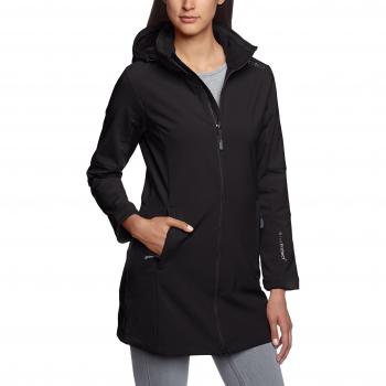 CMP Women's Longline Waterproof Softshell Parka Jacket - Black - Size XL