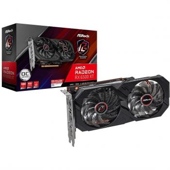 Tarjeta Gráfica ASRock RX 6500 XT Phantom Gaming 8GB OC GDDR6 Overclocked