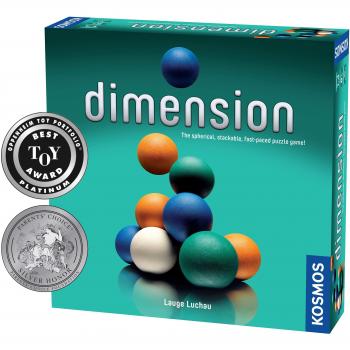 Thames & Kosmos 814743011625 Dimension | The Spherical Stacking Dimensional Game, 2-4 Players |