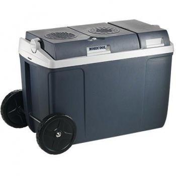 Mobicool W38 - Nevera termoeléctrica portátil, conexiones 12 / 230 V, Azul, 37 litros