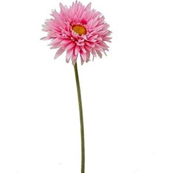 ARTIFICIAL FLOR INDIVIDUAL GERBERA ROSA