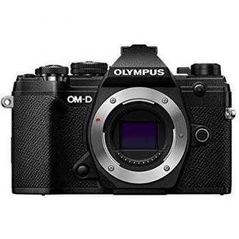 Olympus OM-D E-M5 Mark III Micro Four Thirds carcasa de la cámara, sensor de 20 MP, estabilizador de imagen de 5 ejes, potente autofoco, visor electrónico OLED, vídeo 4K, WLAN, Bluetooth, negro
