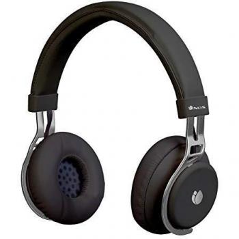 NGS ARTICA Lust Black - Auriculares Inalambricos Bluetooth con microfono, 10h de bateria, Negro