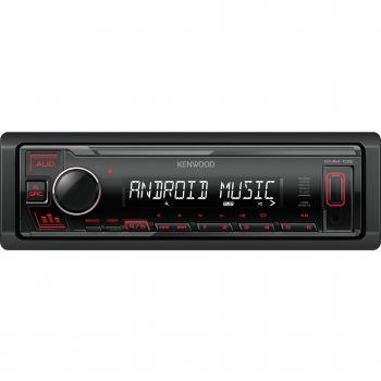 Receptor Multimedia para Coche Kenwood KMM-105RY Negro 50W USB MP3/WMA con Entrada AUX (Android Auto)