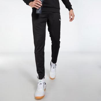 Puma TeamLIGA Men's Training Pants - Black and White, Size M