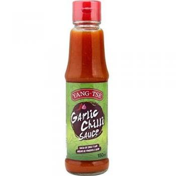 Yang-Tse - Salsa de Chile y Ajo - Garlic Chilli Sauce- Ideal para Saborizar Exóticamente tus Comidas - 150 Gramos