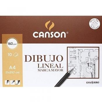 Canson Marca Mayor, Minipack A4, 10 hojas, 160 g