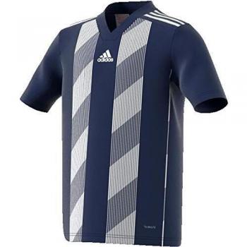 adidas Striped 19 Jersey Camiseta, Unisex niños, Dark Blue/White, 140