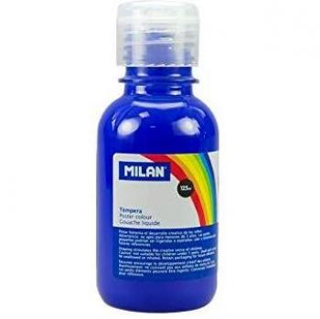 Botella témpera 125 ml azul ultramar