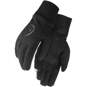 Guantes de ciclismo Assos Ultraz Winter negros con aislamiento - Talla S