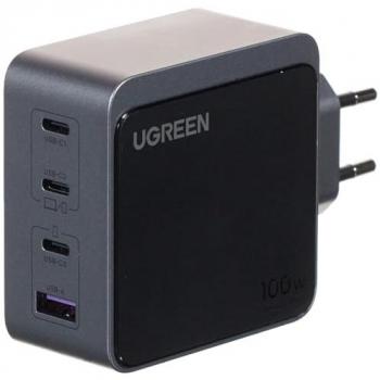 Cargador UGREEN Nexode S 100W PD Gan Tech con 3 Puertos USB-C y 1 Puerto USB-A