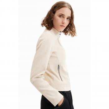 Desigual Women's Beige Lightweight Jacket - Spring/Summer Collection 2XL