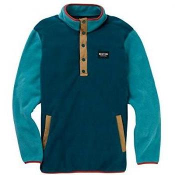Burton Hearth Sudadera, Hombre, Deep Teal/Green-Blue Slate, XL