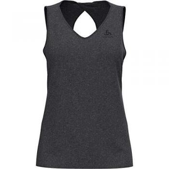Camiseta Sin Mangas Odlo Halden Linencool Gris Oscuro Melange Mujer