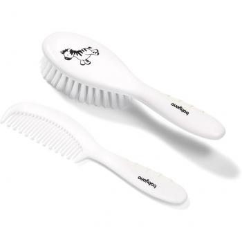 BabyOno Hair Brush Set, 2 pieces, White