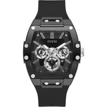 Reloj de hombre Guess Phoenix GW0203G3 de silicona con correa negra