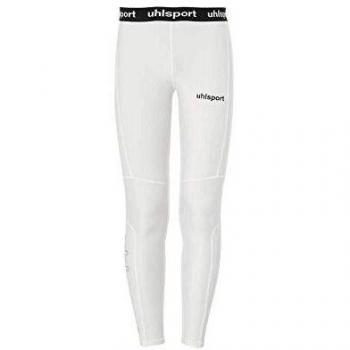 uhlsport Distinction Pro Long Tights Shorts de Entrenamiento, Unisex Adulto, White, S