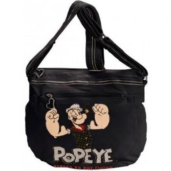Popeye bolso de hombro negro
