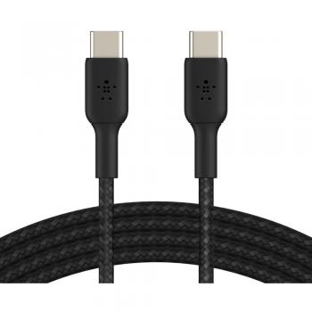 Cable USB-C trenzado Belkin de 2m, negro